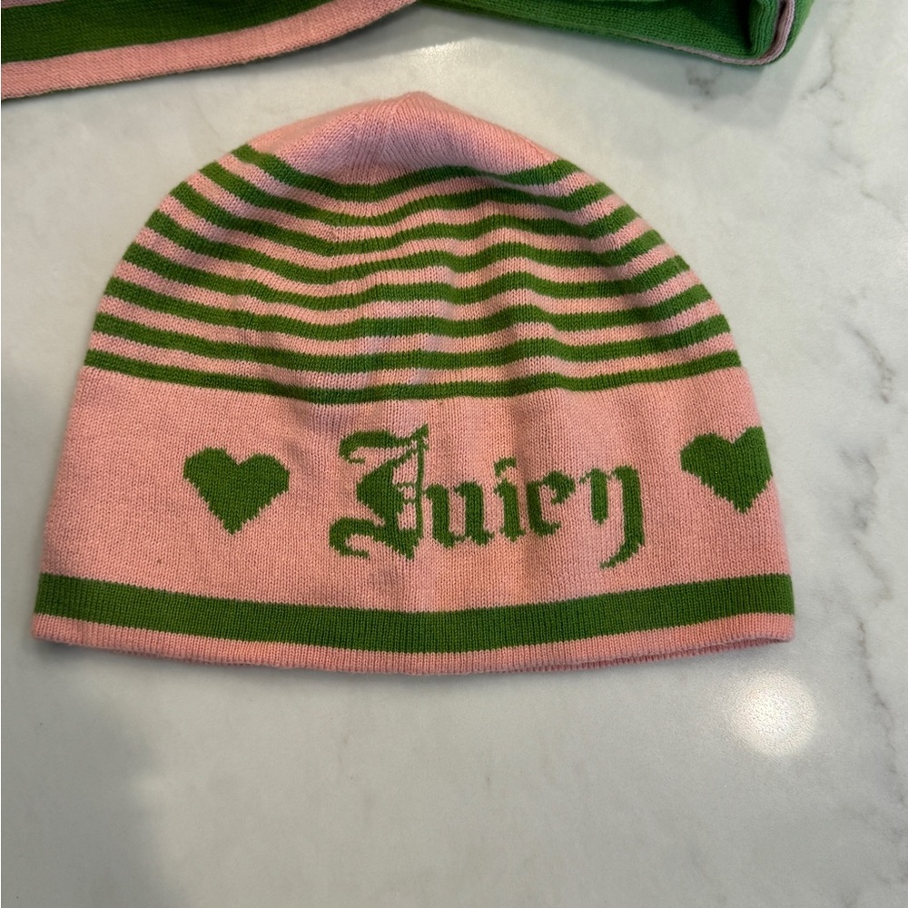 Juicy Couture scarf and beanie boxes set